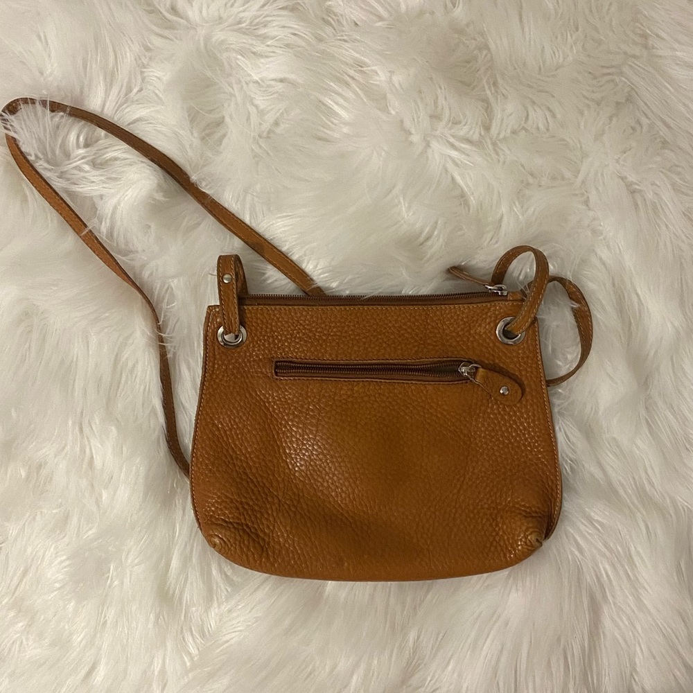 ROOTS Leather Crossbody Bag